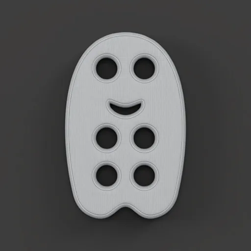 Ghostly buttons full off emotions