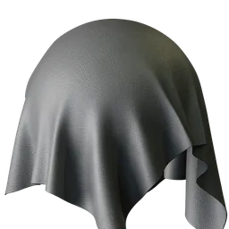Gray Fine Grain Leather