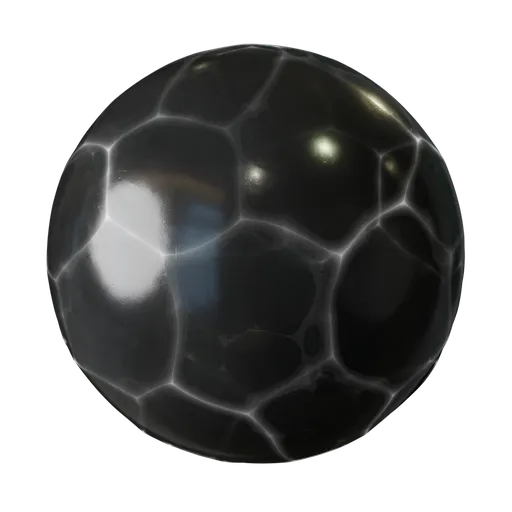Black crystal glass