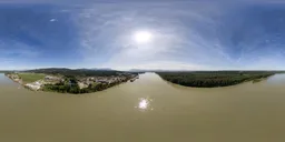 Rural River Sunny Day