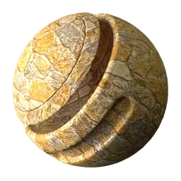 Rustic Gold Fieldstone