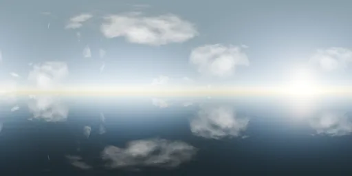 Cloudy Sky Horizon HDRi
