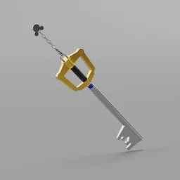 "Explore the world of Kingdom Hearts with this detailed Keyblade 3D model for Blender. Inspired by Disney's theme parks and Mac Conner's designs, this RPG item render features precise proportions and subdivision control. Created with Blender 3D and available for download with support from Kloworks."
Or: "Craft your own nightmare with this hyperminimalist Keyblade 3D model for Blender, inspired by Jiro Yoshihara. With chain and solidworks details, this Kingdom Hearts-inspired RPG item render is optimized for subdivision control and moonray rendering. Download it now from Kloworks and show us your creation!"