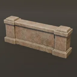 Reinforced Concrete Support Pillar