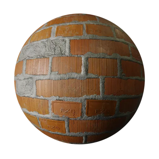 Damaged Brick Wall