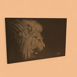 Lion Painting