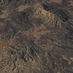 Alien Planet Terrain Tileable