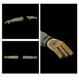 Arms with clothes IK Rigged