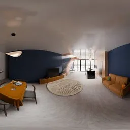 Modern Open-Concept Living Room