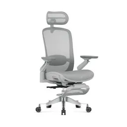 Grey office mesh chair