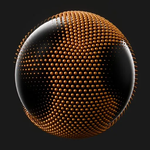 Abstract Spheres Animated Geo Nodes