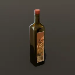 Rice Vineger Bottle Closed