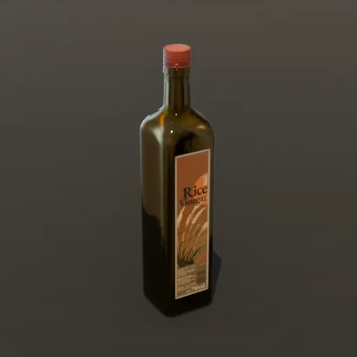 Rice Vineger Bottle Closed