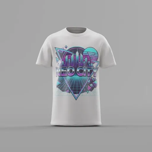 Neo City Synthwave Cyberpunk T-Shirt