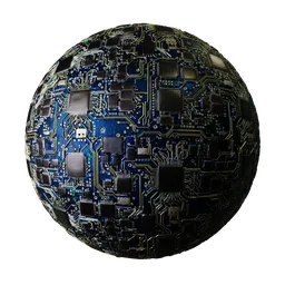 Sci-Fi Circuit Board Material