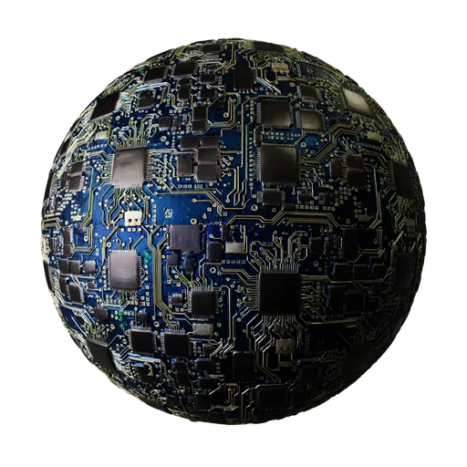 Sci-Fi Circuit Board Material
