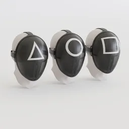 Squid Game Guard Masks