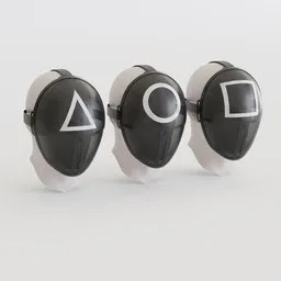 Squid Game Guard Masks