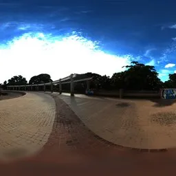 Bueng Phra Ram Park Fountain