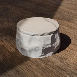 Stone Sugar Container with Lid