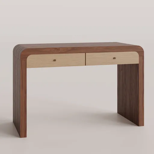 Solstice Painted Raffia Desk