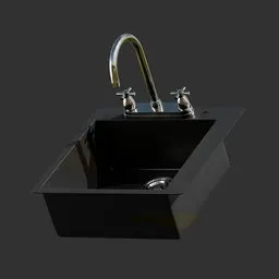 Sink S71 S712-F450 CR BK