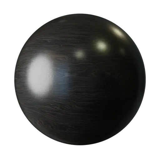 Polished Ebony Wood