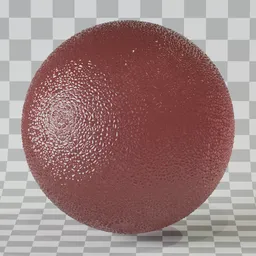 Diamond Patterned Glass Red