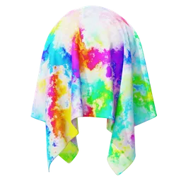 Procedural Tie-Dye Effect Fabric