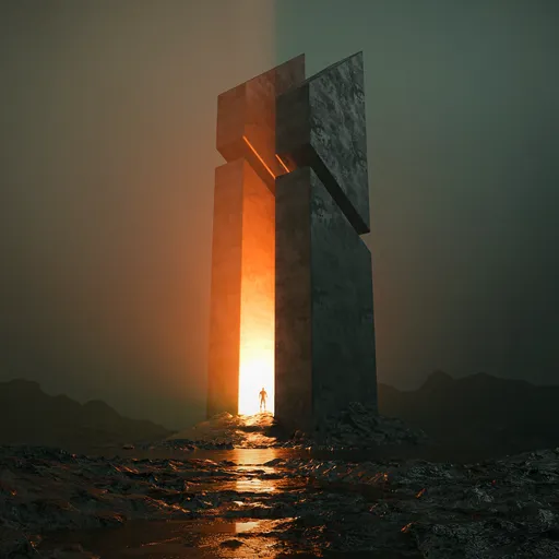 Ethereal Monolith Sci-Fi