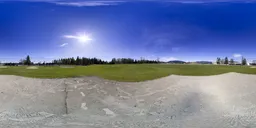 Baseball Field Sunny Day