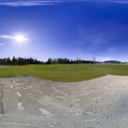 Baseball Field Sunny Day