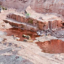 Scaned small quarry
