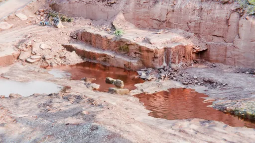 Scanned small quarry