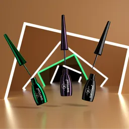 Cosmetics eyeliner mockup