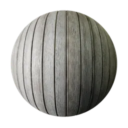 2K PBR weathered wood texture with displacement for 3D modeling and Blender.