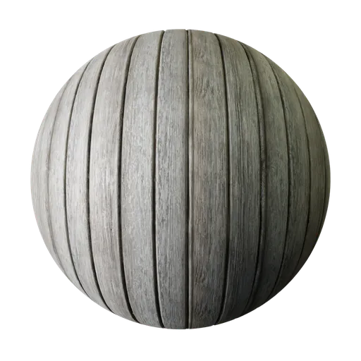 2K PBR weathered wood texture with displacement for 3D modeling and Blender.