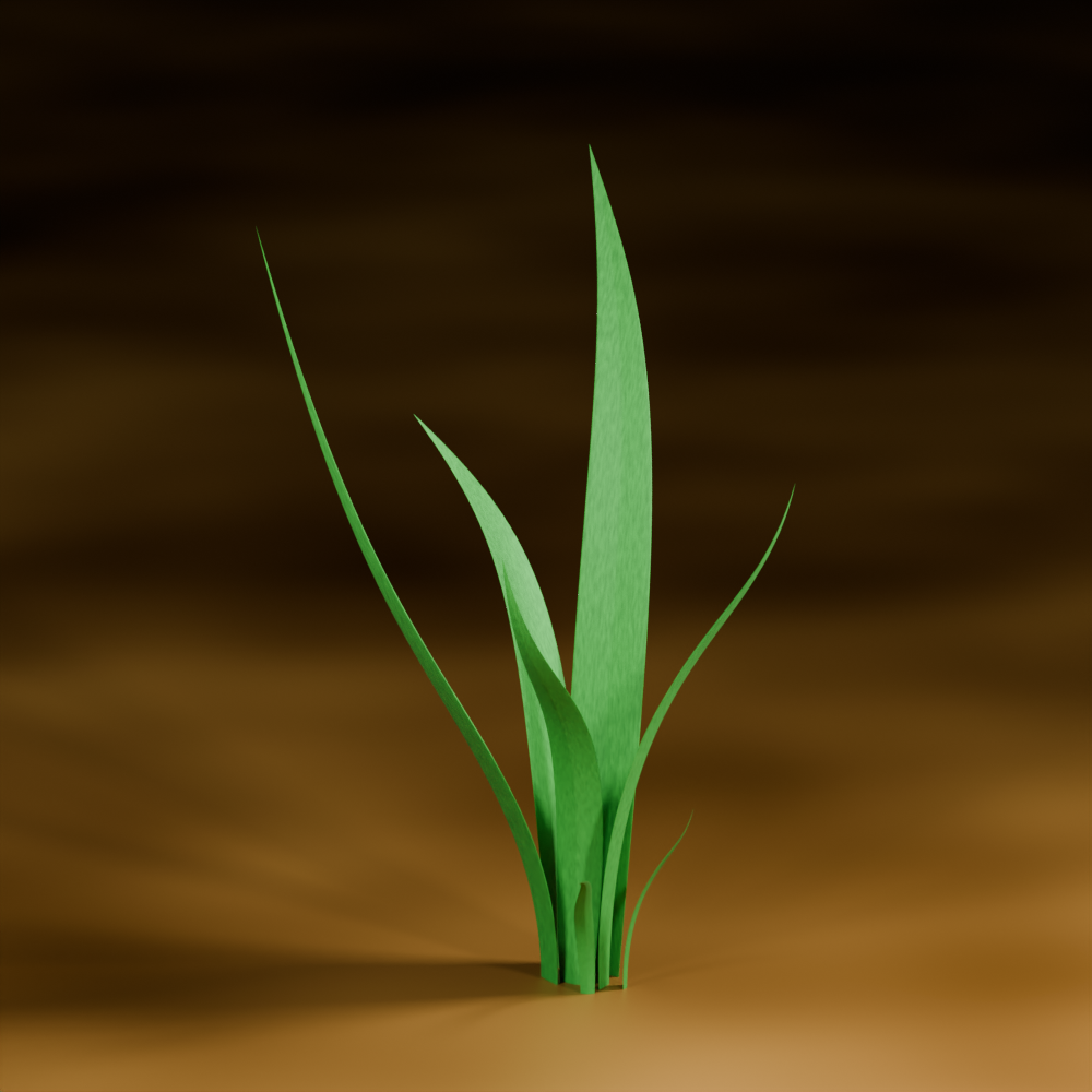 Grass straight Grass models BlenderKit