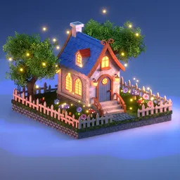 Cute Stylized House