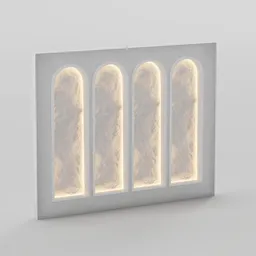 Modern Arched Wall Niche