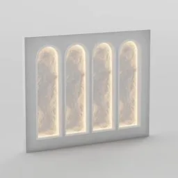 Modern Arched Wall Niche