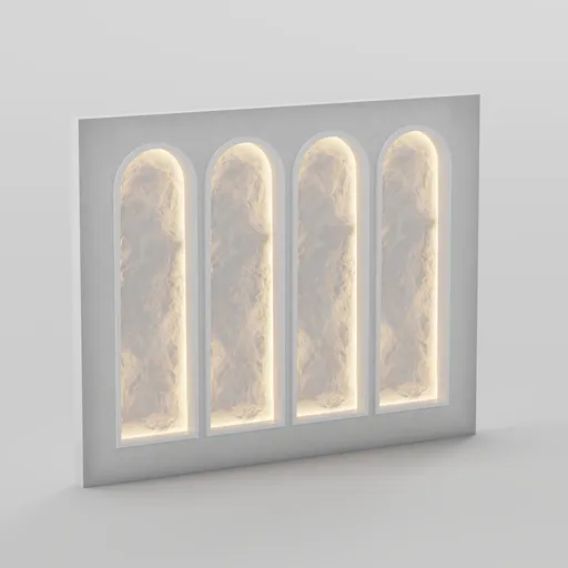 Modern Arched Wall Niche