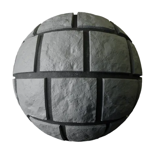 Grey Rough Stone Pavement