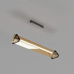 Modern Glass Triangle Light