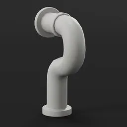Floor to Wall Pipe