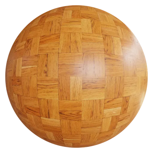 Dice pattern wooden floor