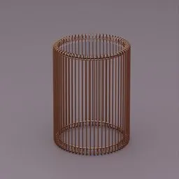 Sleek 3D-rendered metallic table model with minimalist design, optimized for Blender 3D artists.