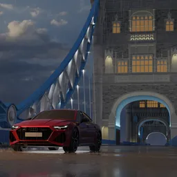 Midnight Drive at Tower Bridge