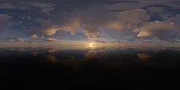 Dramatic Cloudy Sunset Sky