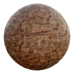 Realistic wood texture for PBR Blender 3D rendering, optimized for Cycles with subdivision surface recommendation.